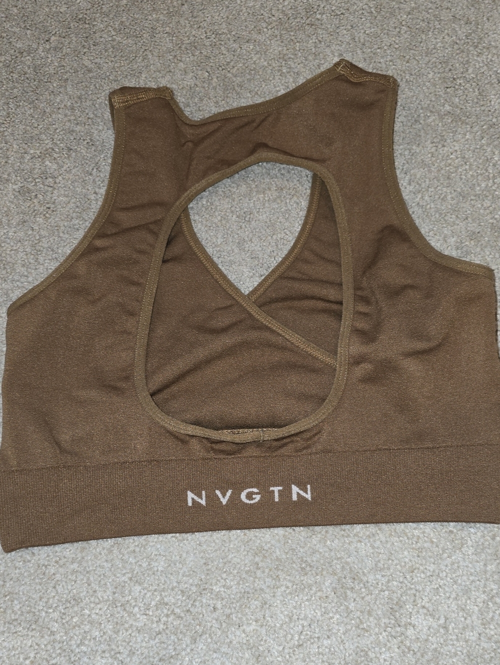 NVGTN Brown Sports Bra